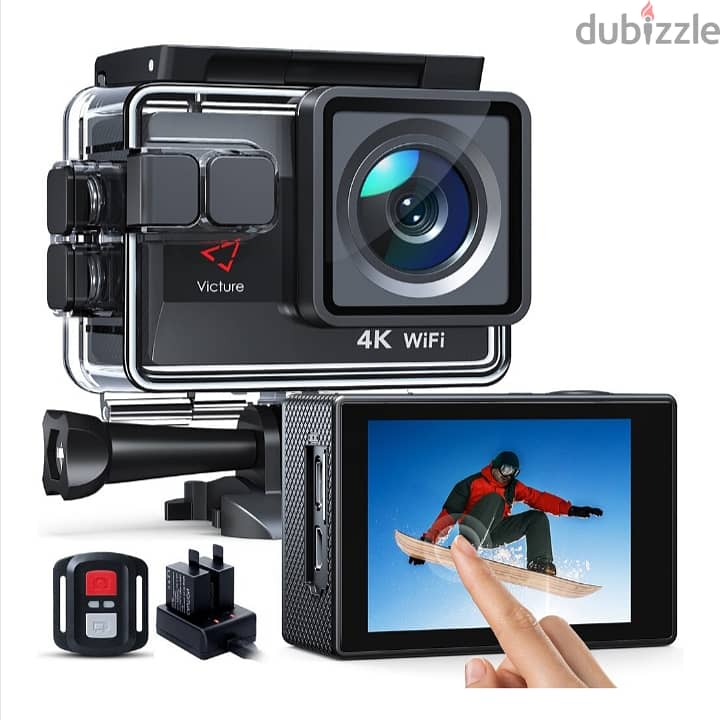 Victure AC820 4K ultra HD - Touch Screen Action Camera/3$ delivery 1