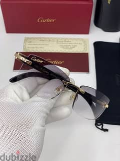 Cartier luxurious rimless glasses