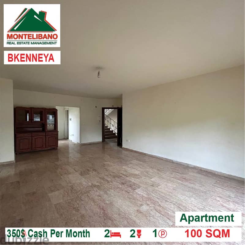 350$!! Apartment for rent located in Bkenneya 1