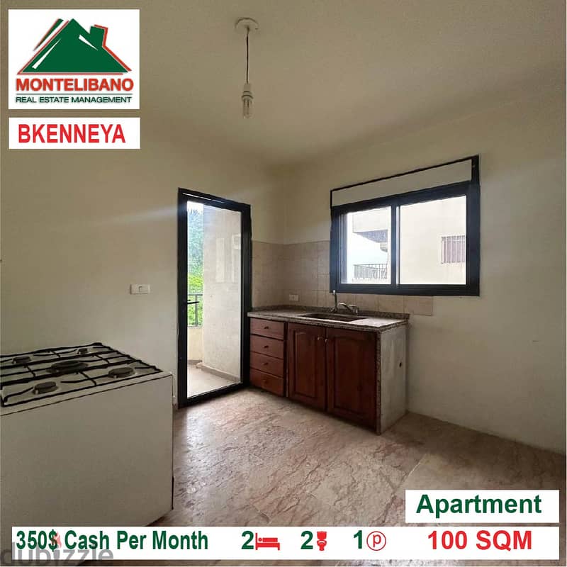 350$!! Apartment for rent located in Bkenneya 3