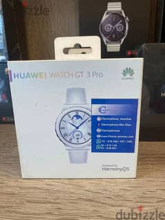 Huawei watch gt 3 pro white leather strap