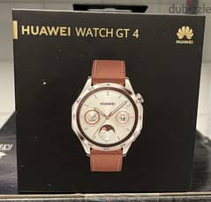 Huawei Watch GT 4 46mm brown leather strap 0