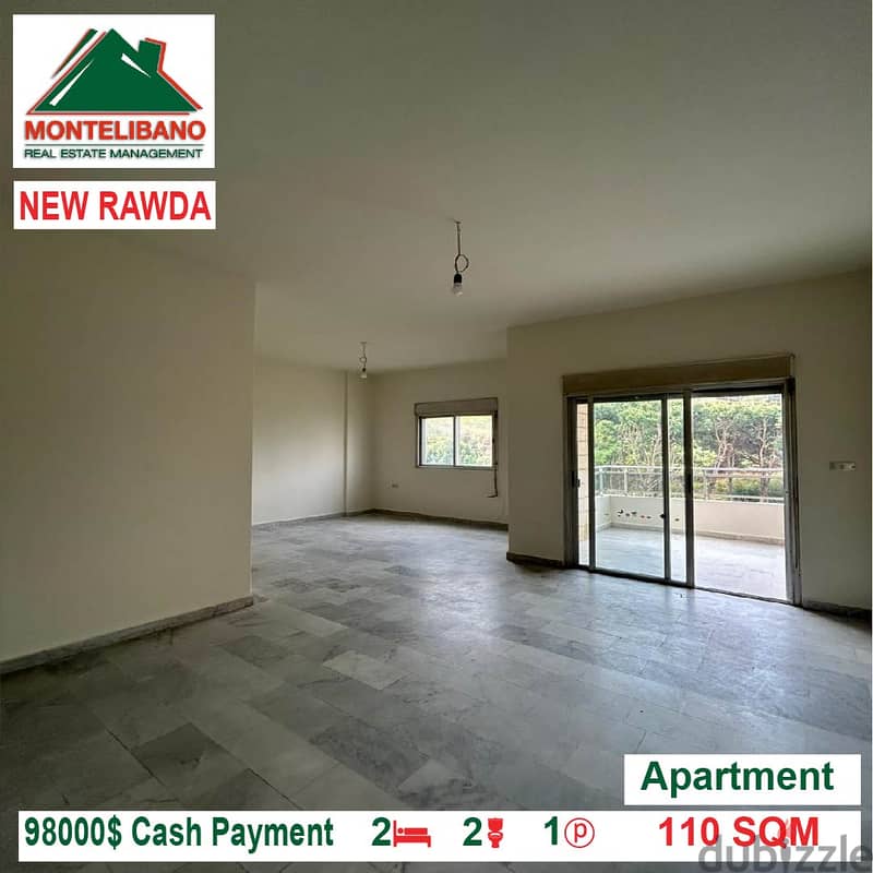 98000$!!! Apartment for sale located in New Rawda 2