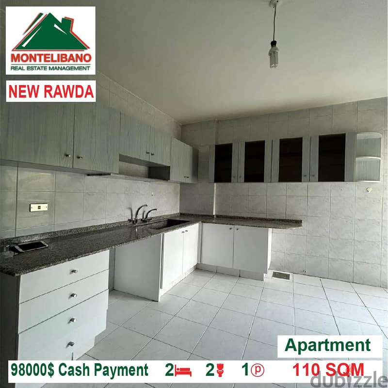 98000$!!! Apartment for sale located in New Rawda 3