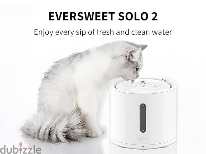PETKIT EVERSWEET Solo 2 Cat Water Fountain with Wireless 0
