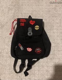 Black backpack for women