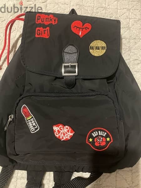 Black backpack for women 3