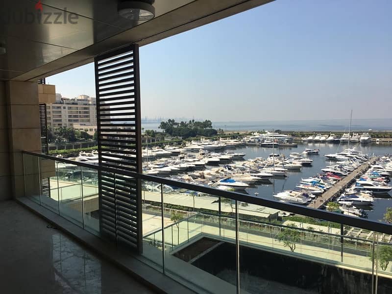 luxurious appartement at waterfront dbayeh with a full marina sea view 1