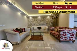 Sheileh 230m2 | Super Luxury |Open View | Unique | Furnished | TO/MY | 0