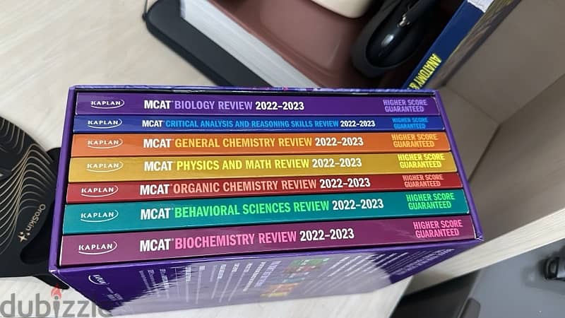 2023 MCAT KAPLAN Books AND Official AAMC MCAT Flashcards 4