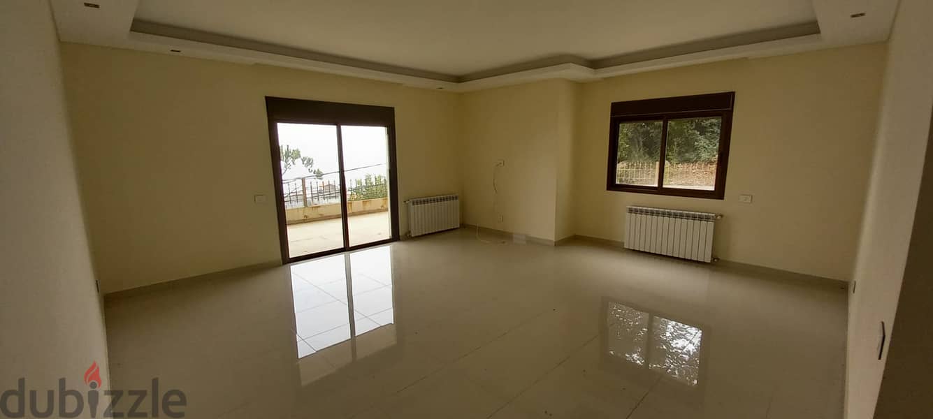 Apartment with Terrace and View for Rent in Bikfaya 1
