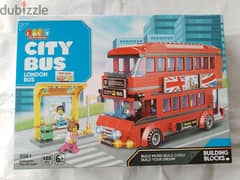 london city bus building blocks lego 0