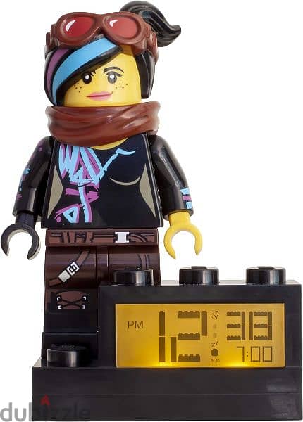 The Lego Movie World Wyldstyle Lucy Digital Alarm Clock mini figure 3