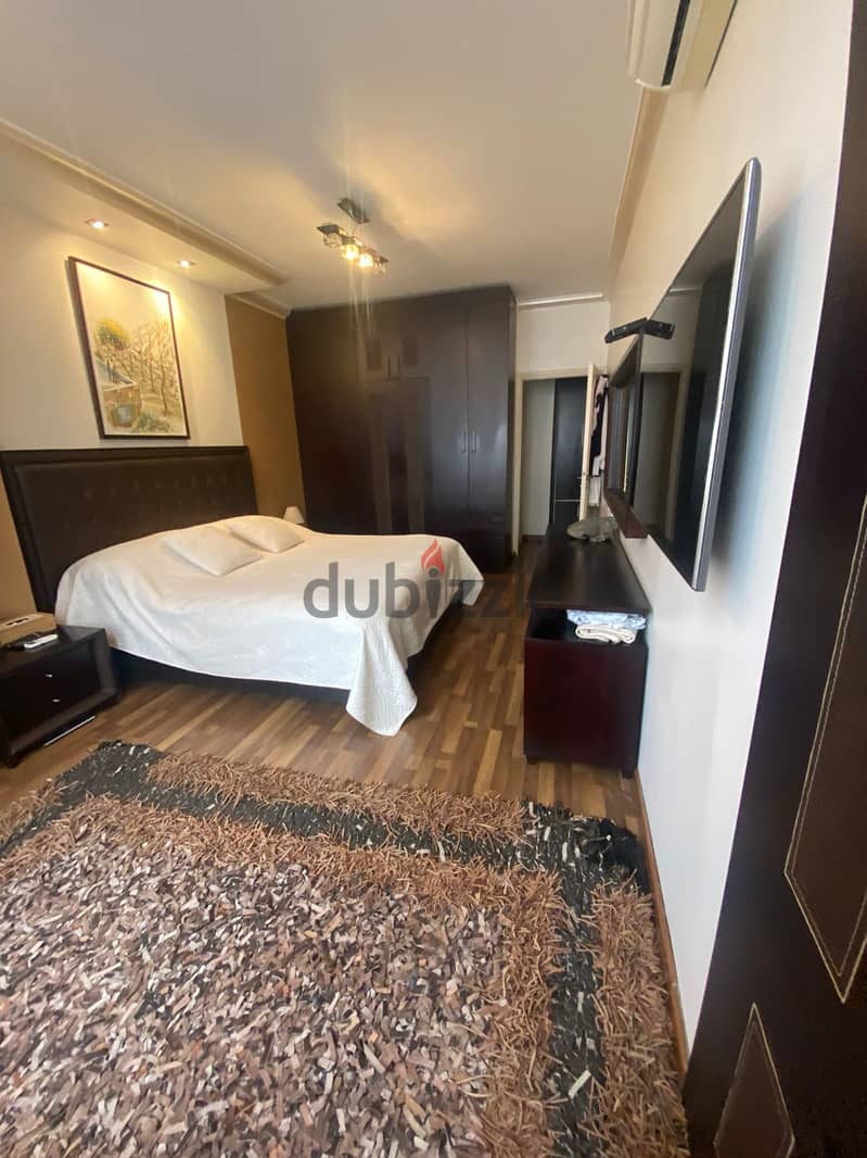 FURNISHED IN AIN EL MRAISSEH + SOLAR SYSTEM (170SQ) 2 BEDS , (JNR-270) 7