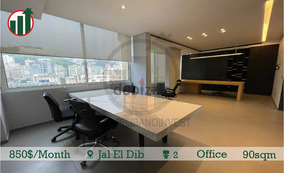 Fully Furnished Prime Location Office for rent in Jal Dib! 1