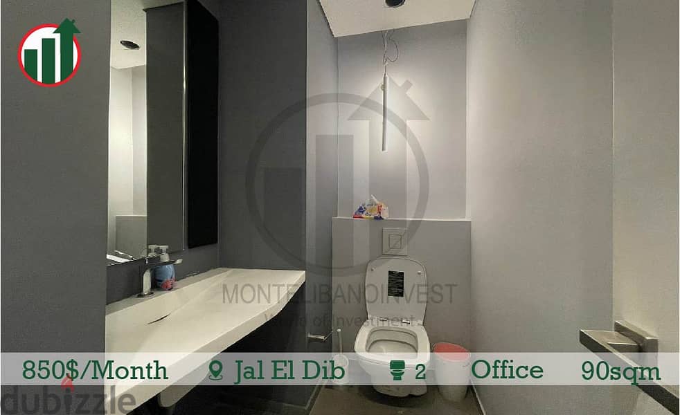 Fully Furnished Prime Location Office for rent in Jal Dib! 10