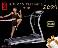 Kolman Treadmill 2HP new كفالة شركة