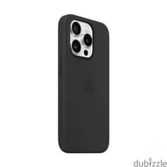iPhone 15 Pro Max Silicone Case with MagSafe - Black 0