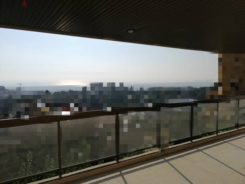 Sea And Beirut View Apartment For Rent In Yarze 9