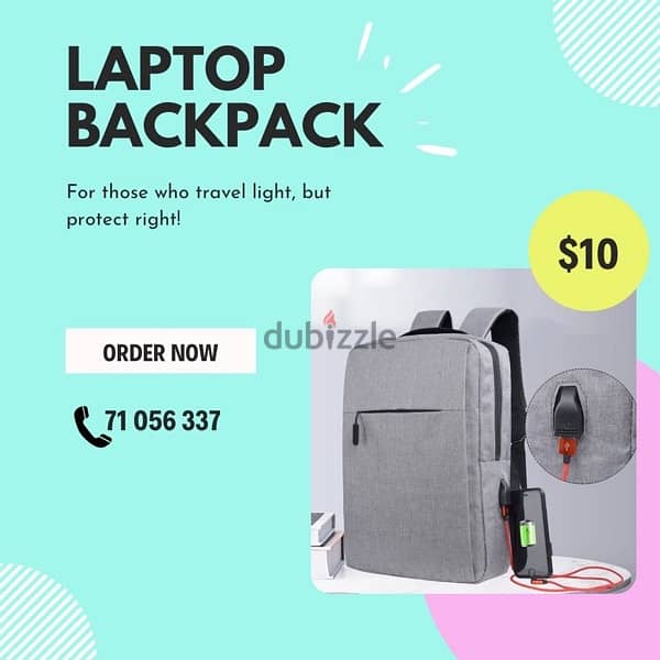 Laptop backpack 0