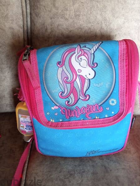 Unicorn Backpack Set (backpack, lunchbox, pencilcase, water bottle) 1