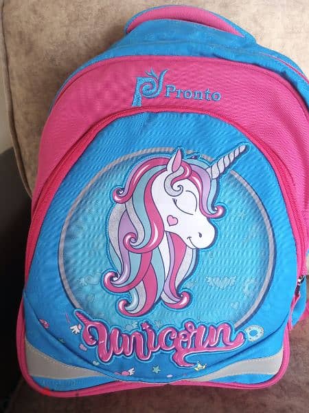Unicorn Backpack Set (backpack, lunchbox, pencilcase, water bottle) 2