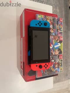 switch +4 games(all original accessories included )