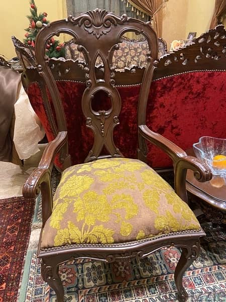 Antique dining room 8 chairs + 2 master chairs 1
