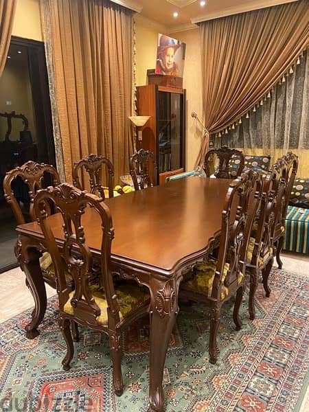 Antique dining room 8 chairs + 2 master chairs 2