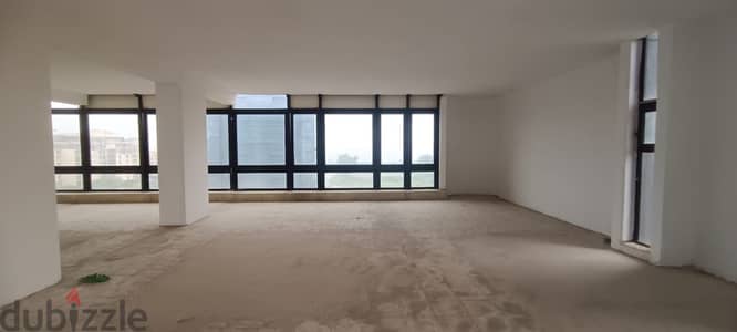 300 Sqm | Prime Location Office For Rent In Dbayeh | Sea View