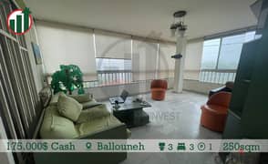 Fully Furnished Apartment for Sale in Ballouneh! 0