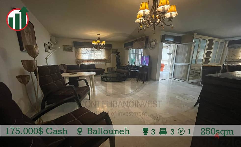 Fully Furnished Apartment for Sale in Ballouneh! 1