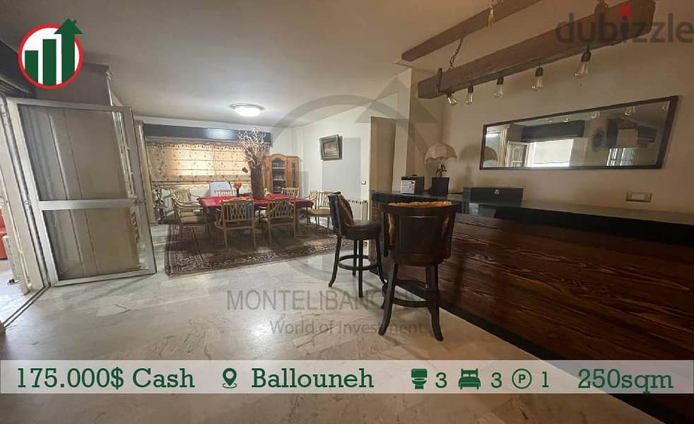 Fully Furnished Apartment for Sale in Ballouneh! 3