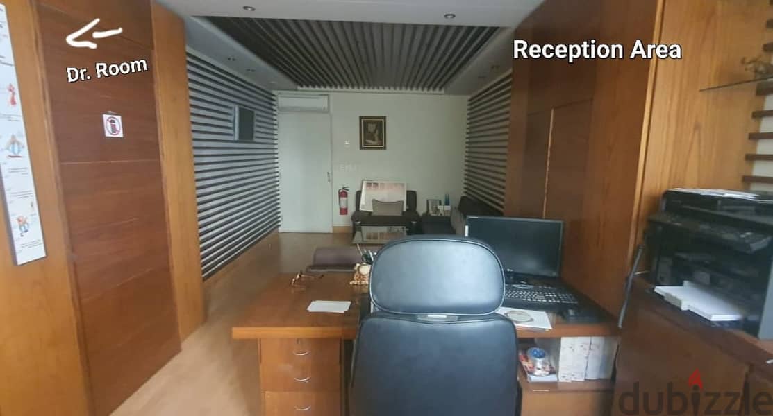 50 Sqm | Decorated & Fully Furnished Office For Rent In Hamra 1