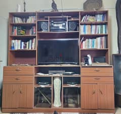 bookshelf & tv cabinet