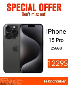 Iphone 15 pro 256 Gb ALL COLORS