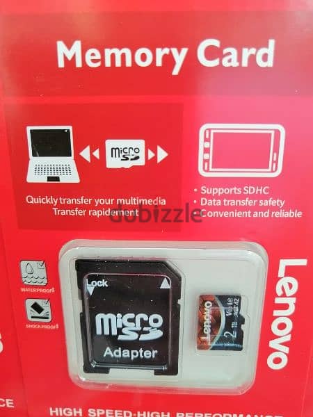 ذاكرة هاتف memory card tera lenovo water proof 2