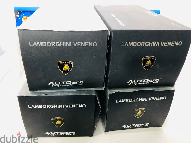 1/18 diecast Autoart Signature Lamborghini Veneno WHITE NEW 8