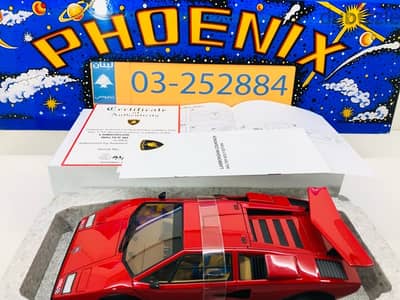 1/18 diecast Autoart Signature Lamborghini Countach RED Walter-Wolf