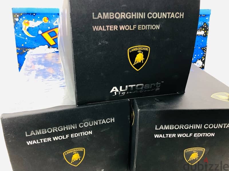 1/18 diecast Autoart Signature Lamborghini Countach RED Walter-Wolf 1
