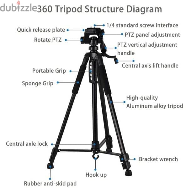 Camera Tripod Stand 170cm Good Quality 1
