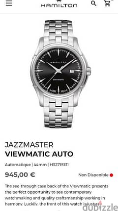 For sale Automatic Hamilton Jazz Master
