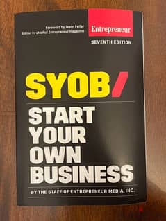 SYOB by The Staff of Entrepreneur Media, INC. 0