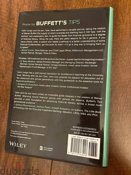 Buffets Tips John M. & Tyler J. Longo 1