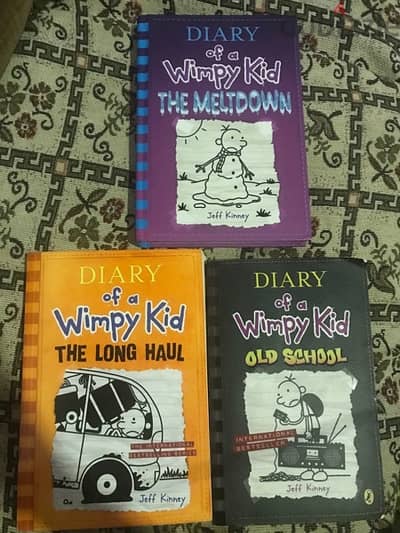 wimpy kid comic books