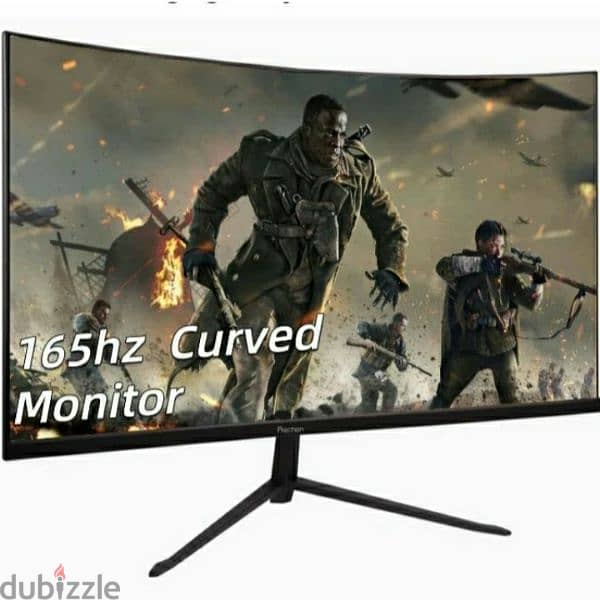 Prechen 24" Curved Frameless Gaming Monitor, 1800R,VA,FHD/ 3$ delivery 1