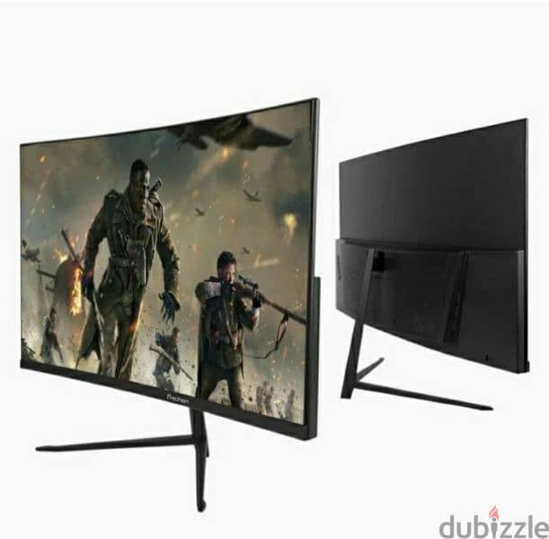 Prechen 24" Curved Frameless Gaming Monitor, 1800R,VA,FHD/ 3$ delivery 2