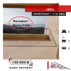 Payment facilities ! Apartment for sale in Jbeil 110 sqm ref#jh17315 0