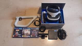 Psvr for Ps4 PlayStation vr with 2 cds, gun and all accessories