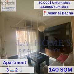 apartment for sale located in jeser bacha شقة للبيع في محلة جسر الباشا